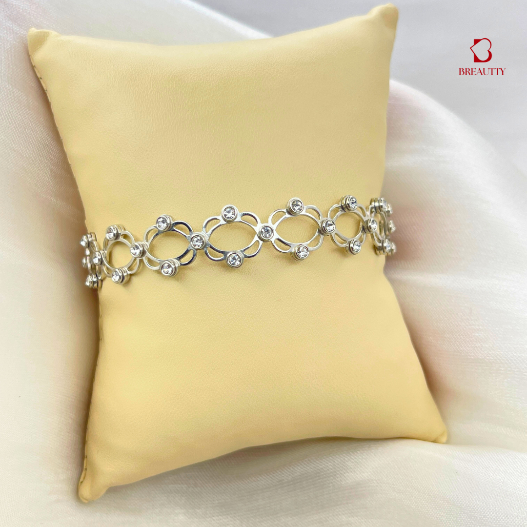 BREAUTTY 925 STERLING SILVER 3 IN 1 RING, BRACELET AND BANGLE ! SILVER COLOUR