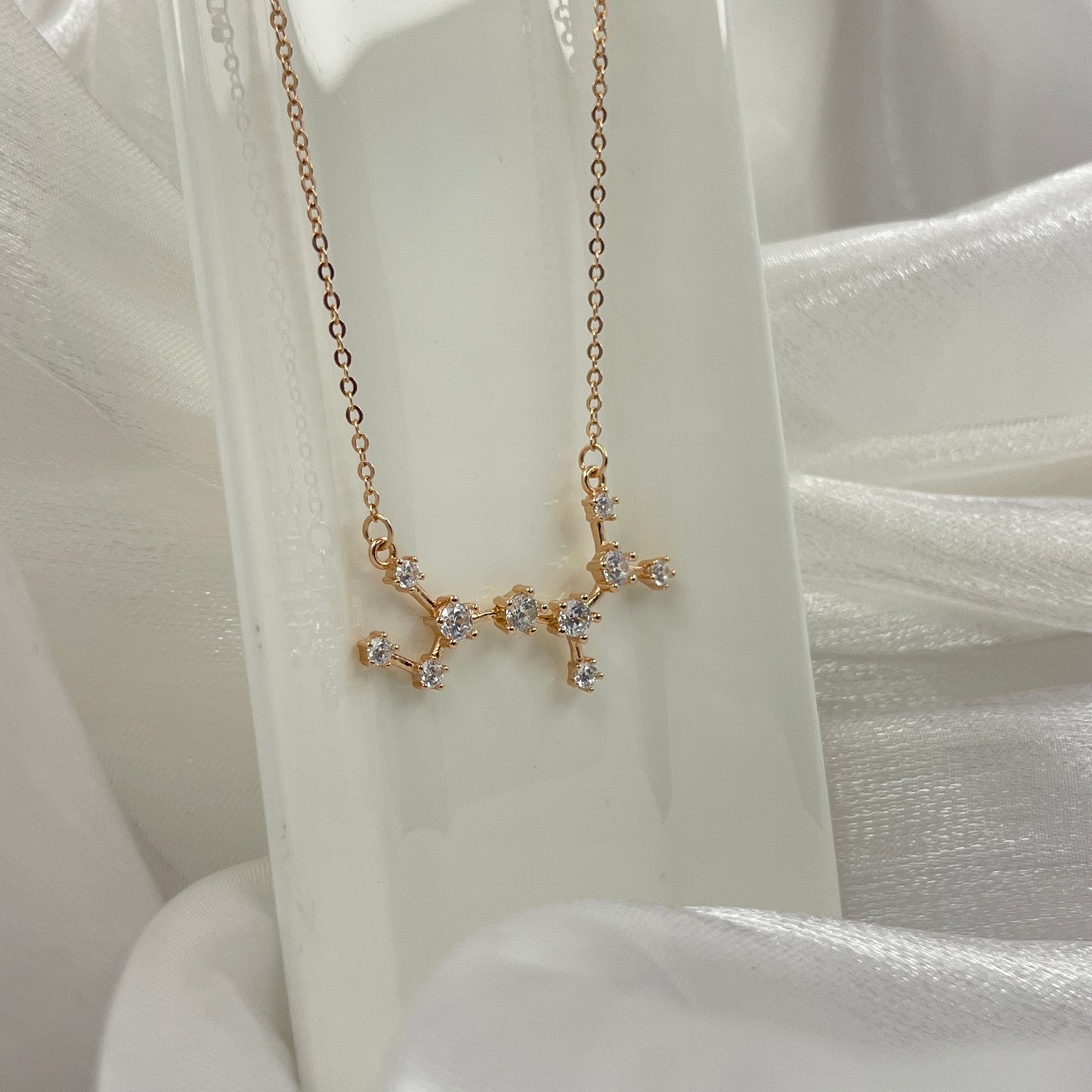 BREAUTTY 925 STERLING SILVER CELESTIAL NECKLACE | ROSE GOLD