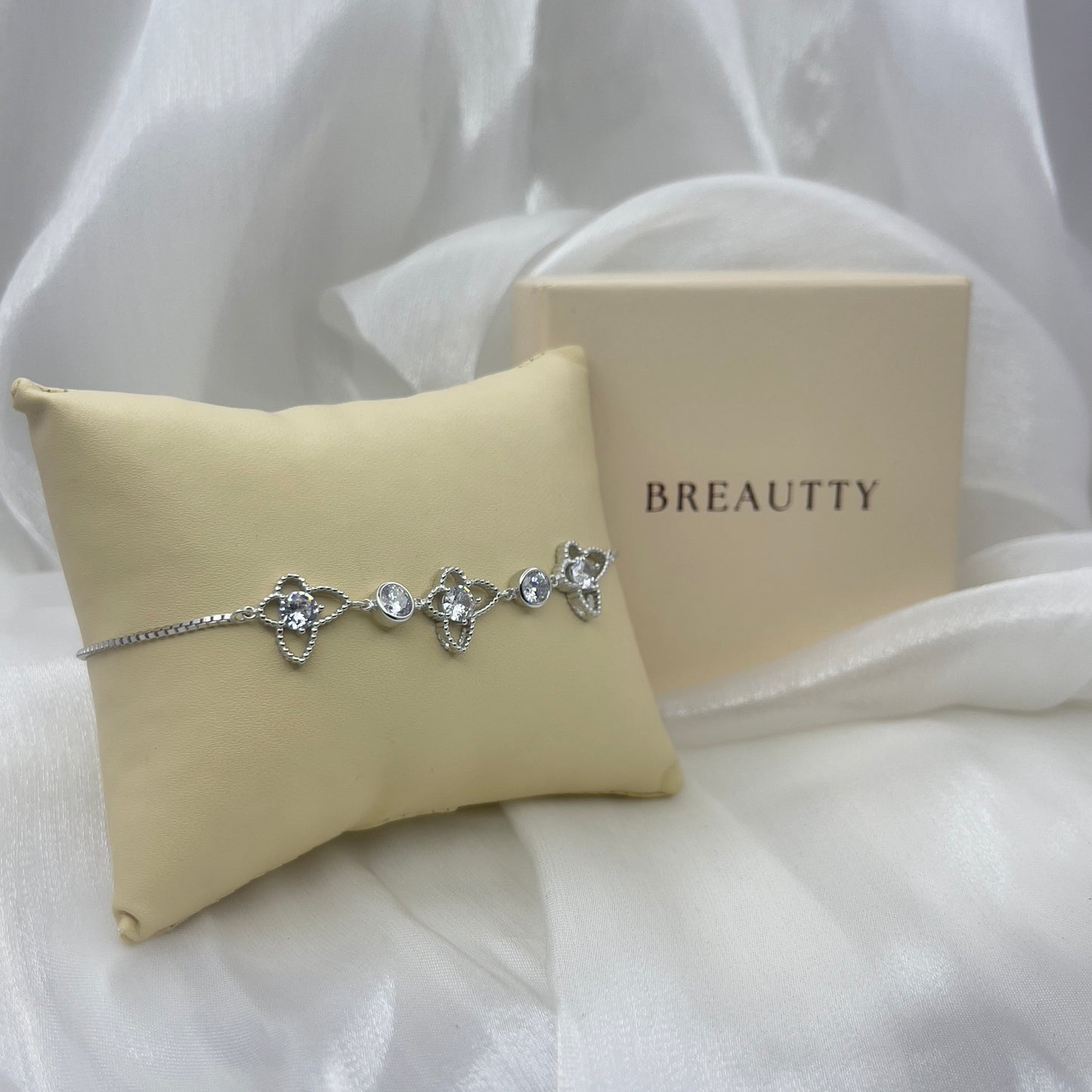 BREAUTTY 925 STERLING SILVER BUTTERFLY BRACELET | ADJUSTABLE