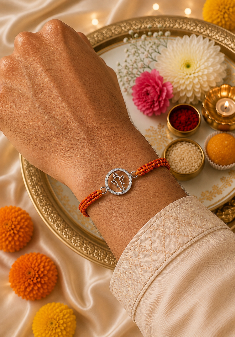 PURE SILVER RAKHI