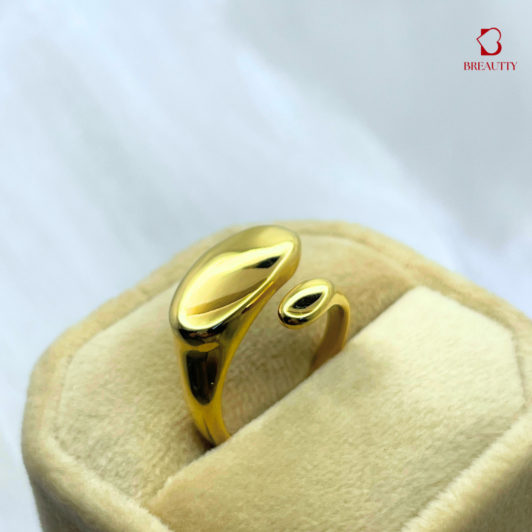 BREAUTTY CAPSULE PARTY  GOLD RING | ADJUSTABLE