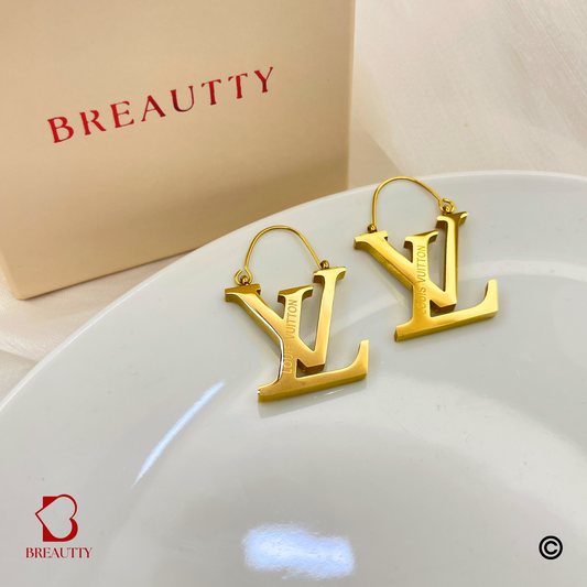 BREAUTTY 18K GOLD PLATED LOUIS VUITTON INSPIRED EARRING