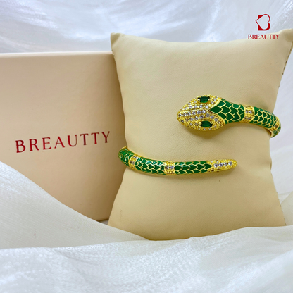 BREAUTTY TRENDY SNAKE RING & BRACELET SET