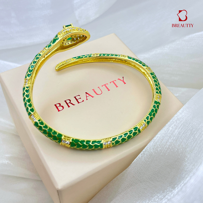 BREAUTTY TRENDY SNAKE RING & BRACELET SET