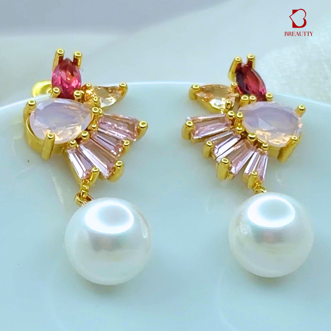 BREAUTTY CUPID PEARL PETAL SET  18K GOLD PLATED | PREMIUM QUALITY