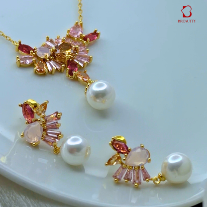 BREAUTTY CUPID PEARL PETAL SET  18K GOLD PLATED | PREMIUM QUALITY