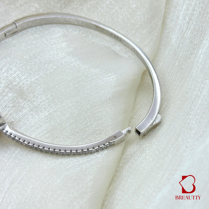 BREAUTTY PURE 92.5 STERLING SILVER DROP DESIGN BRACELET | ADJUSTABLE