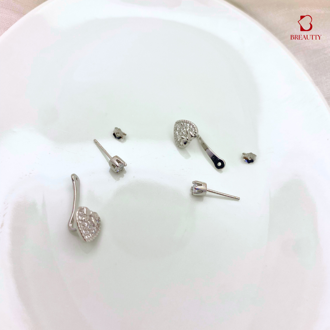 BREAUTTY 925 STERLING SILVER HANGING STRAWBERRY EARRINGS – SWEET & STYLISH