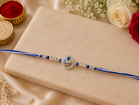 PURE 925 STERLING SILVER  ASTRANOUT  RAKHI  | WATERPROOF RAKHI FOR KIDS