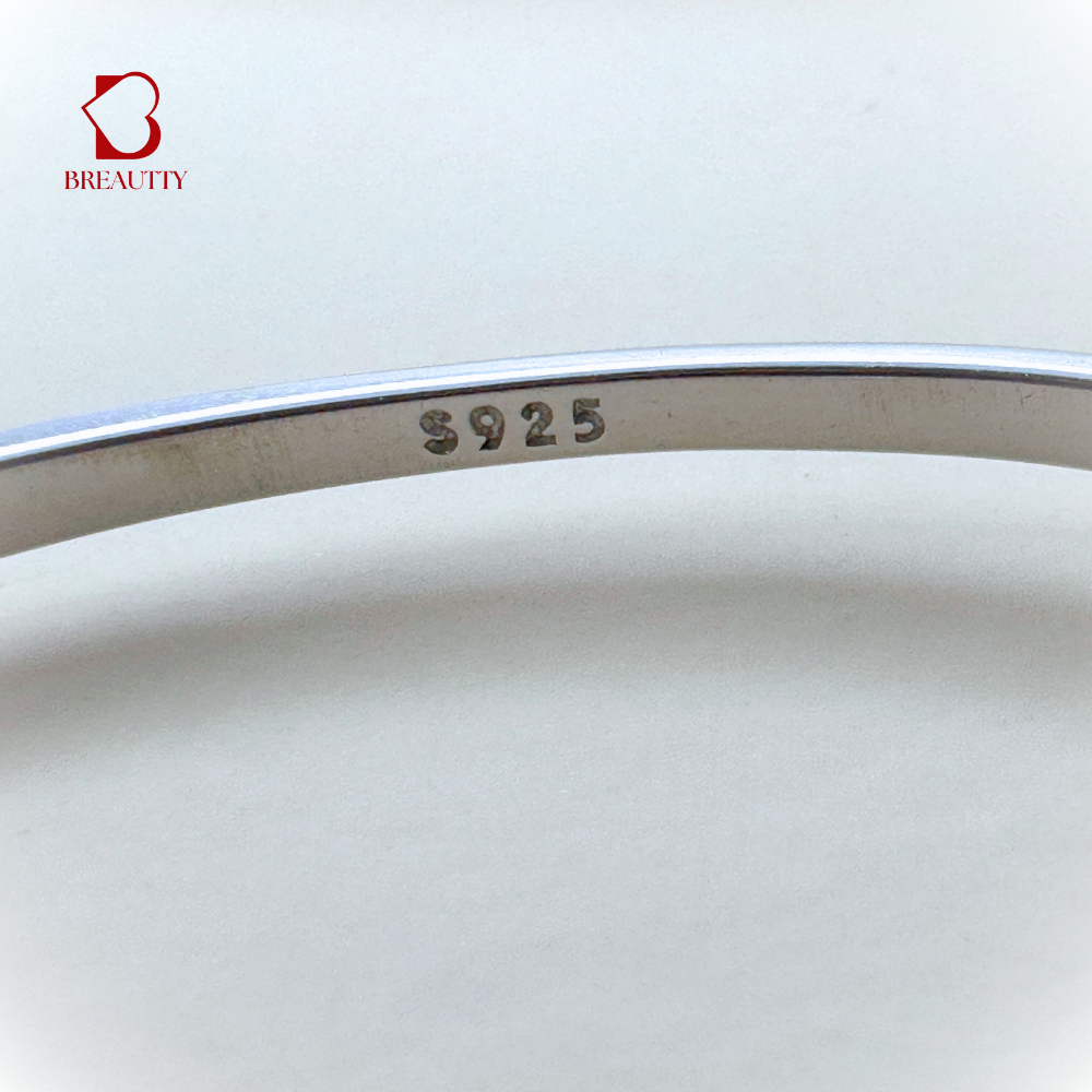 BREAUTTY PURE 92.5 STERLING SILVER DROP DESIGN BRACELET | ADJUSTABLE