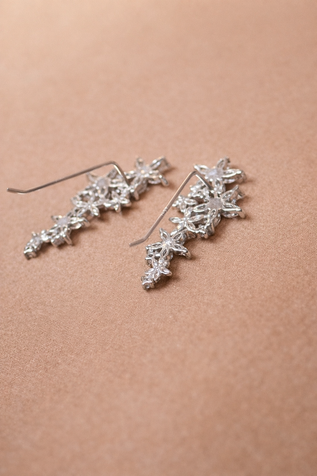 BREAUTTY 925 STERLING SILVER MULTI-FLOWER  EARRINGS | DAILY WEAR LUXURY