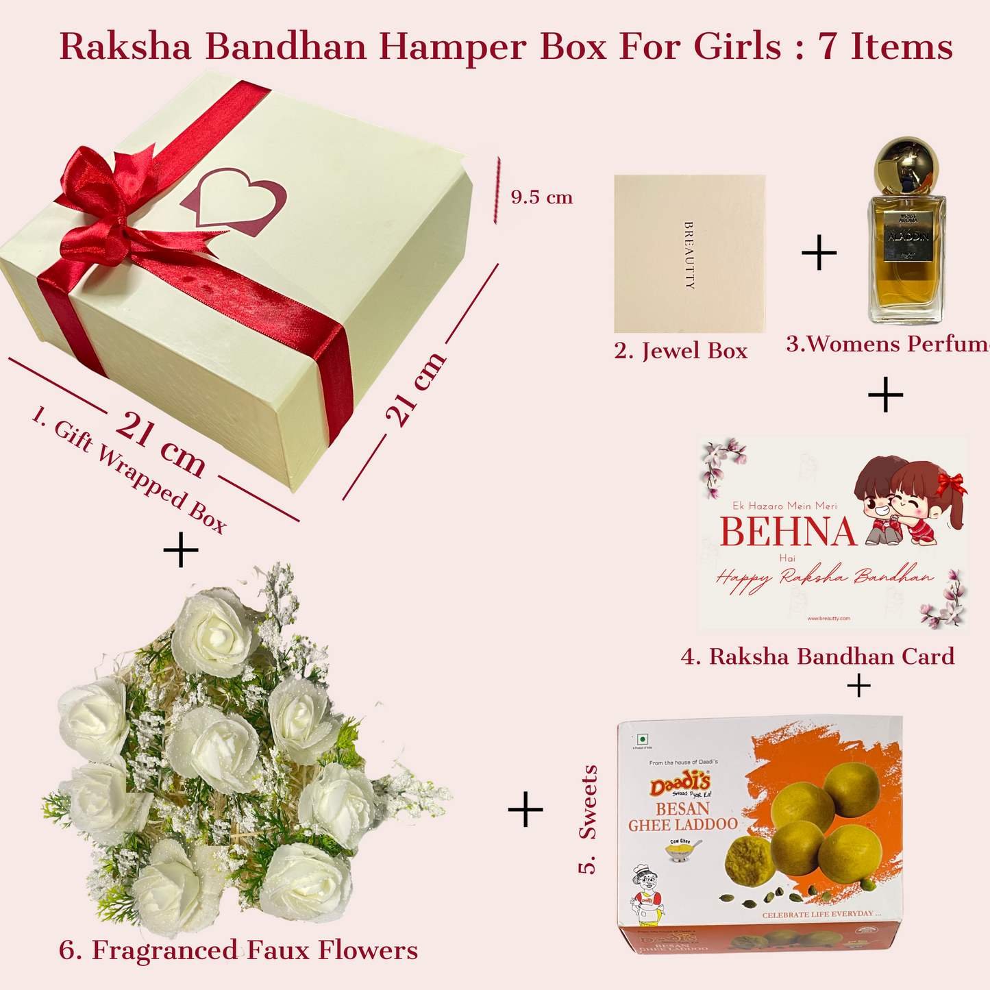 GIFT HAMPER (ULTRA-PREMIUM PACKAGING) FOR WOMAN| RAKSHA BANDHAN GIFT 2025