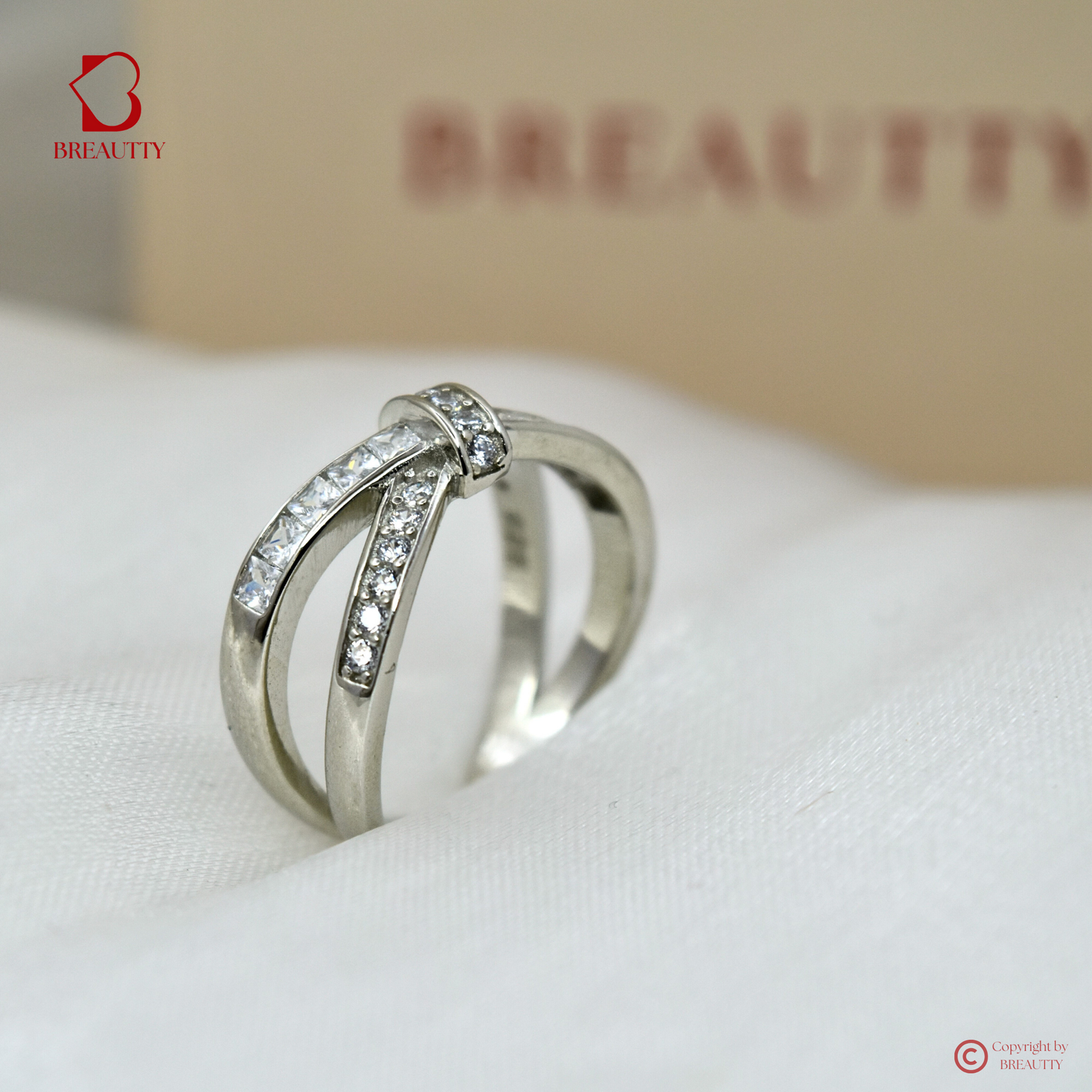 BREAUTTY  925 STERLING SILVER  RING INFINITE LOVE | ADJUSTABLE