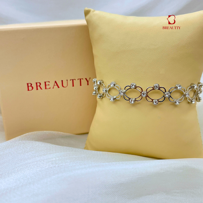 BREAUTTY 925  STERLING SILVER 3 IN 1 RING, BRACELET AND BANGLE ! SILVER COLOUR