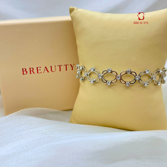 BREAUTTY 925  STERLING SILVER 3 IN 1 RING, BRACELET AND BANGLE ! SILVER COLOUR