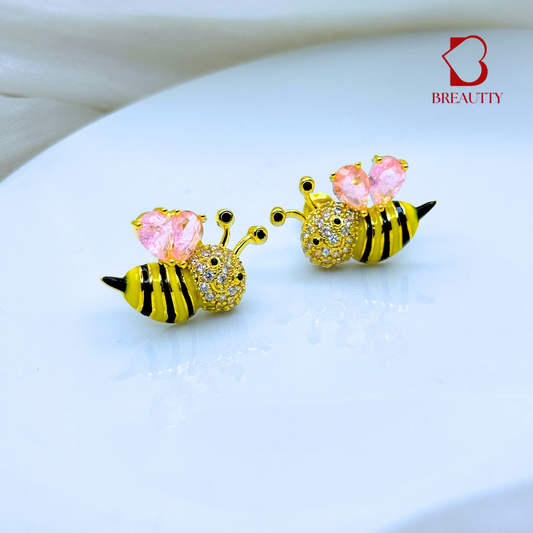 bee design earring for woman for gifting