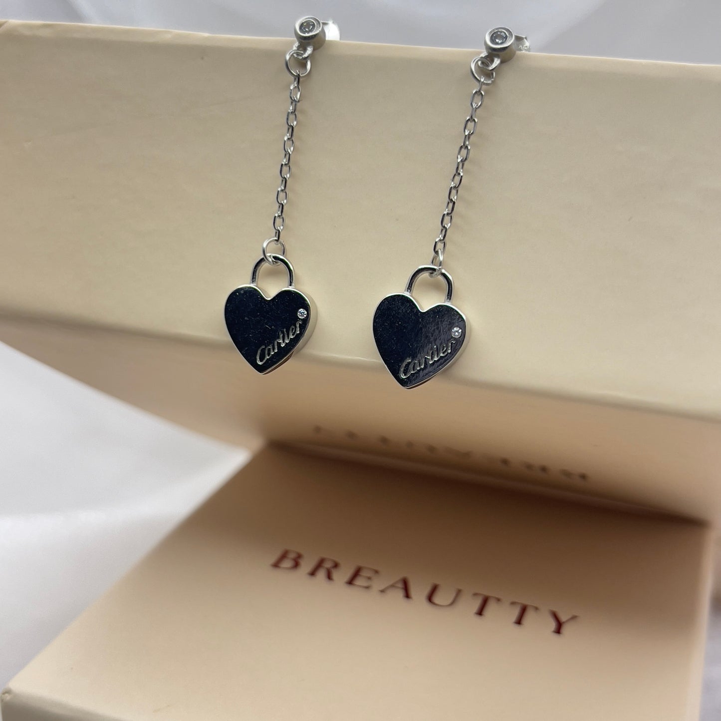 BREAUTTY 925 STERLING SILVER CARTIER DROPS | DANGLES EARRING