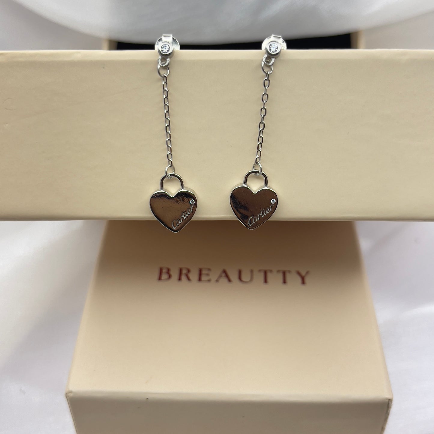 BREAUTTY 925 STERLING SILVER CARTIER DROPS | DANGLES EARRING