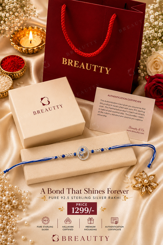 PURE 925 STERLING SILVER  ASTRANOUT  RAKHI  | WATERPROOF RAKHI FOR KIDS
