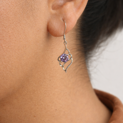 silver lightweight earrings