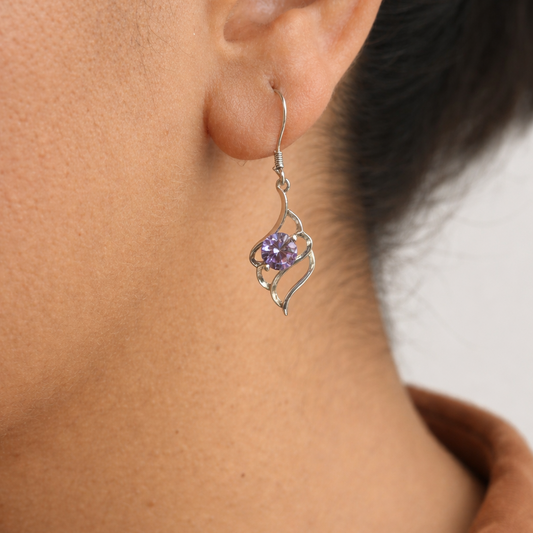silver lightweight earrings