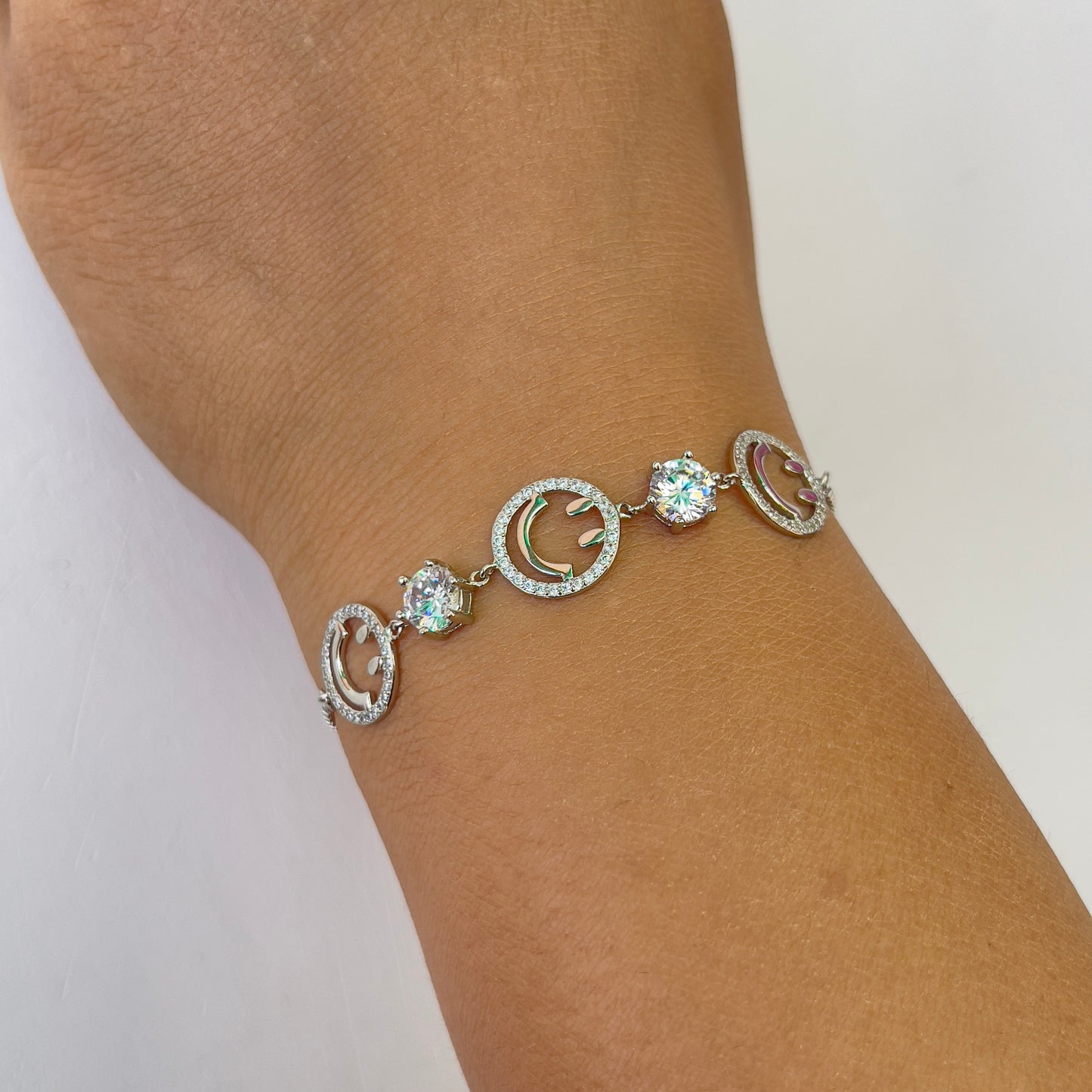 BREAUTTY  925 STERLING SILVER  HAPPY GIRL BRACELET | ADJUSTABLE