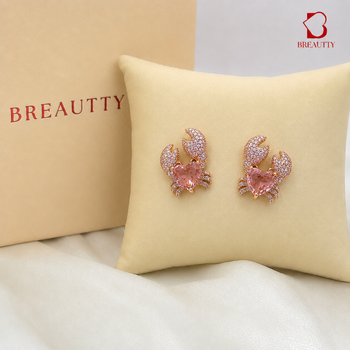 crab earring for woman
