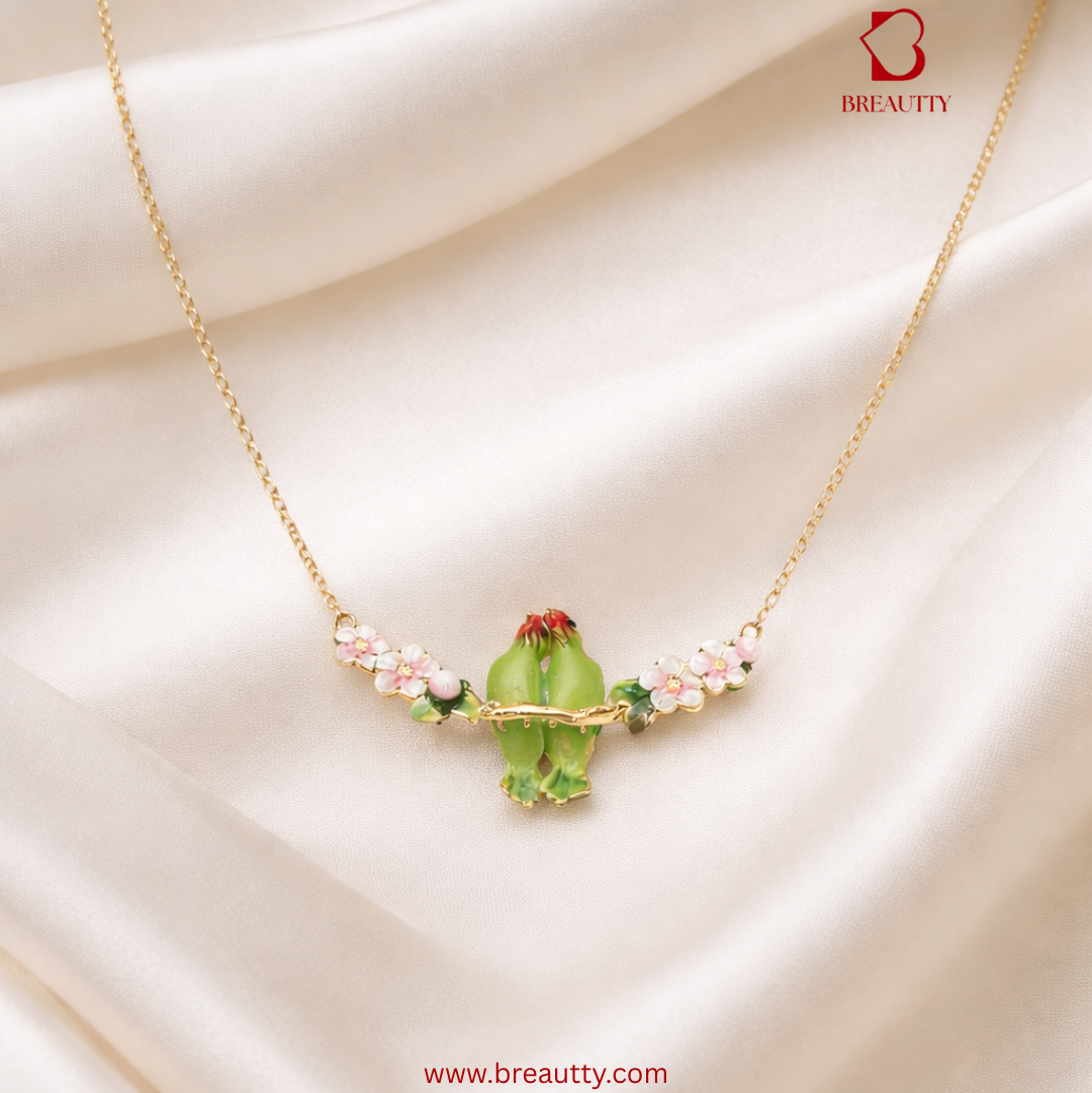 BREAUTTY KOREAN PARROTBEAUTY NECKLACE – 18K GOLD PLATED JEWELLERY | WATERPROOF