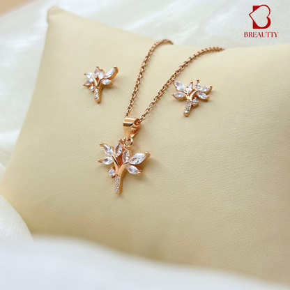 BREAUTTY NATURE’S ELEGANCE PENDANT SET | HALLMARKED